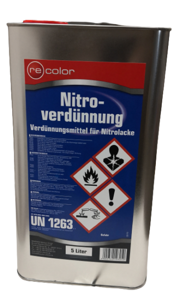 Nitroverdünnung 5 L Reinigungsverdünnung Recolor